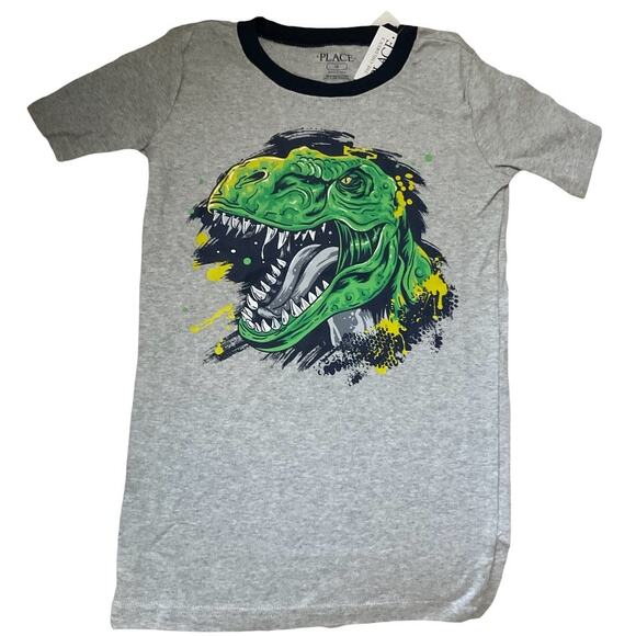 Pajamas Dinosaur Camouflage from Children's Place 2pc Set Boys 10 **NWT - Picture 2 of 5